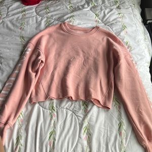 Pink, size S Hollister cropped crew neck